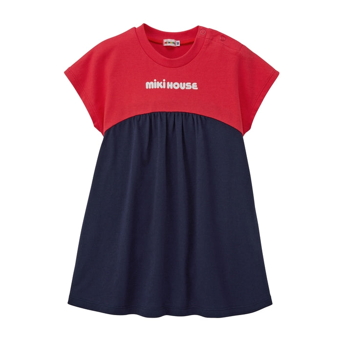 【WEB限定】バイカラーバックロゴ半袖ワンピース【WebLimited】 6