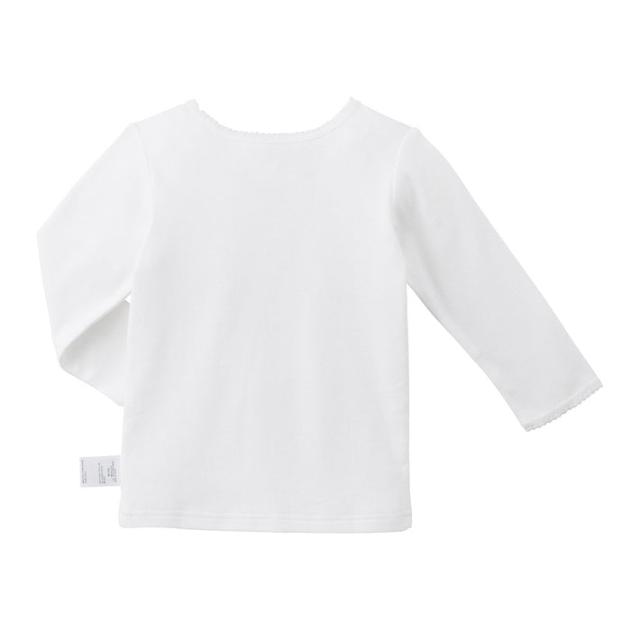 [Thanksgiving] Long sleeve white T-shirt (for girls) [Underwear] [No cancellations or returns]