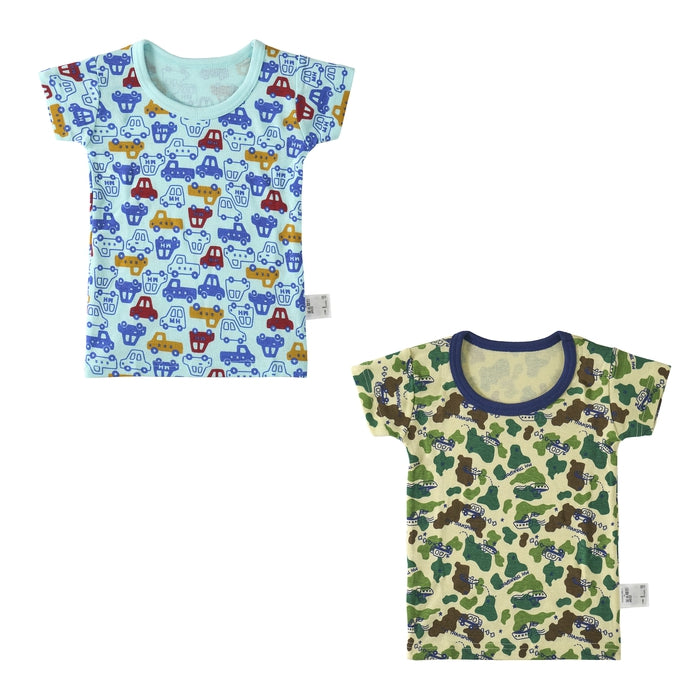 [Thanksgiving] Short sleeve T-shirt set <2 pieces in 1 set> [Underwear] [No cancellations or returns]