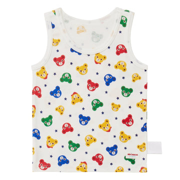 All-over pattern tank top [underwear] white 商品画像