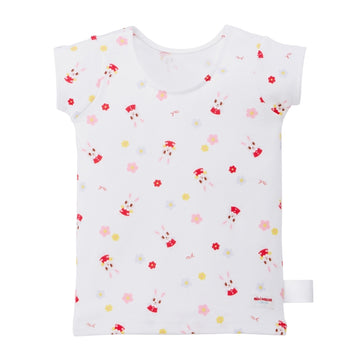 総柄半袖Ｔシャツ【肌着】 ピンク 商品画像
