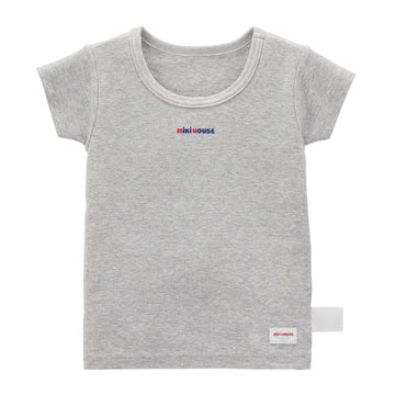 ロゴ半袖Ｔシャツ【肌着】 グレー 商品画像