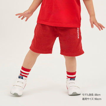 【WEB限定】パイル５分丈パンツ【WebLimited】 赤 商品画像