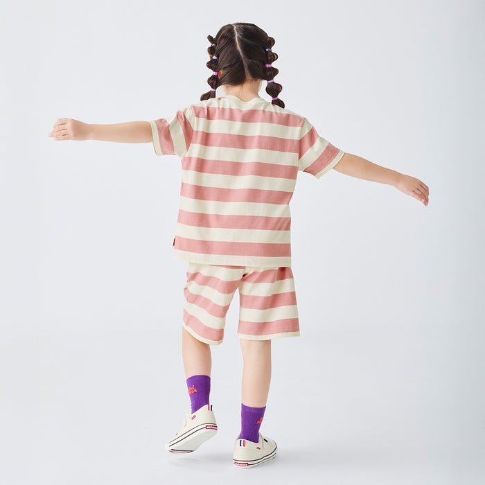 【WEB限定】ボーダー５分丈パンツ【WebLimited】