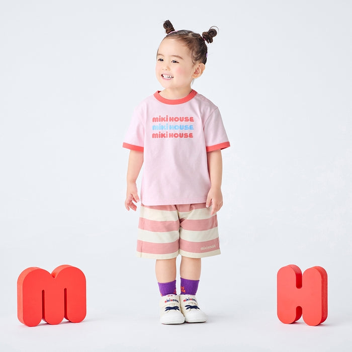 【WEB限定】ボーダー５分丈パンツ【WebLimited】