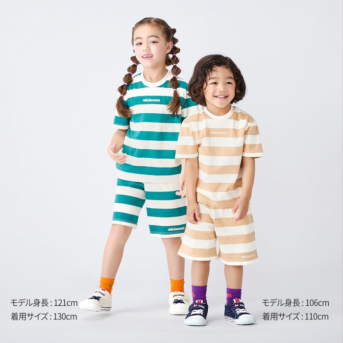 【WEB限定】ボーダー５分丈パンツ【WebLimited】
