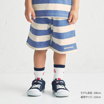 [WEB Limited] Border 3/4 length pants [WebLimited] blue 商品画像