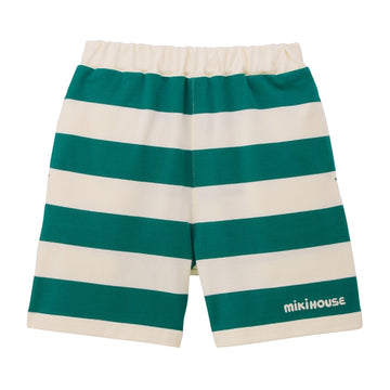 [WEB Limited] Border 3/4 length pants [WebLimited] forest green 商品画像