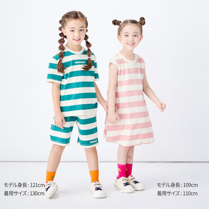 【WEB限定】ボーダー５分丈パンツ【WebLimited】