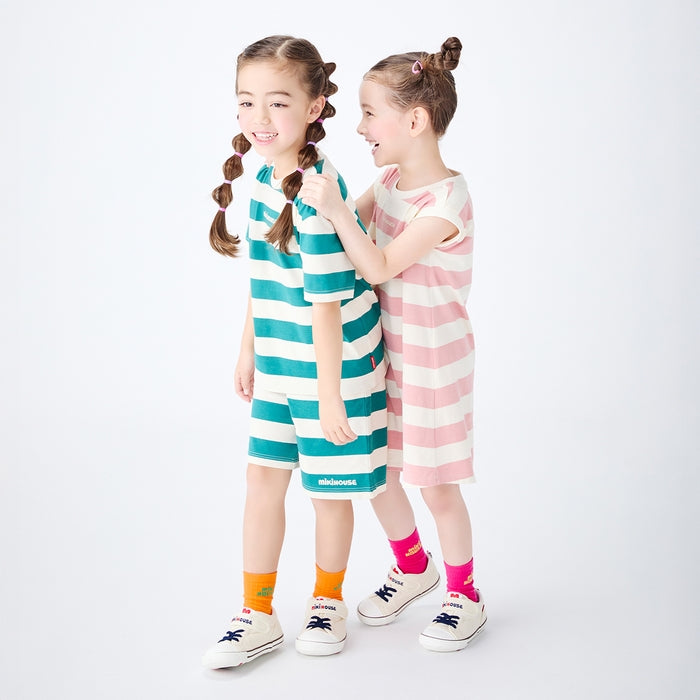 【WEB限定】ボーダー５分丈パンツ【WebLimited】