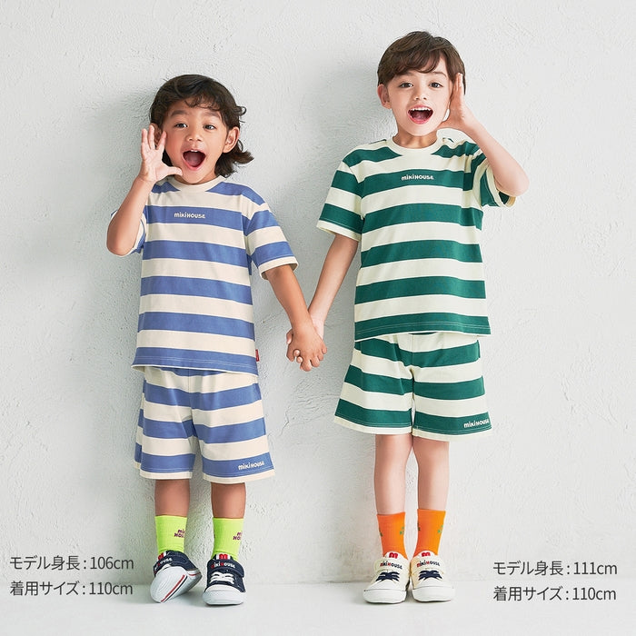 【WEB限定】ボーダー５分丈パンツ【WebLimited】