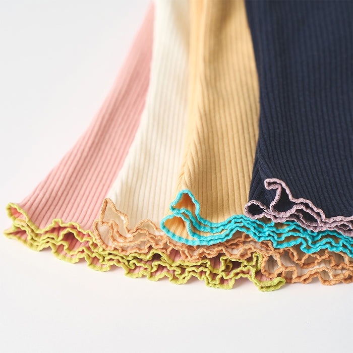 【WEB限定】リブニットフレアパンツ【WebLimited】