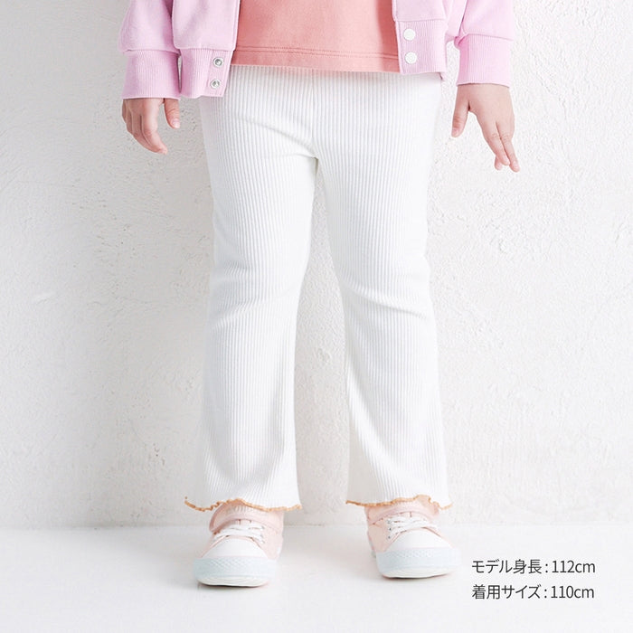 【WEB限定】リブニットフレアパンツ【WebLimited】 1