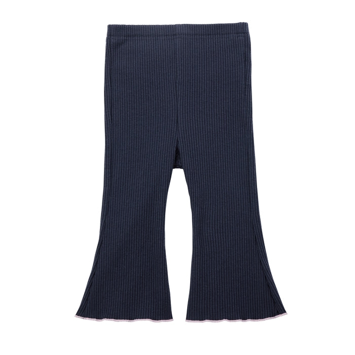 【WEB限定】リブニットフレアパンツ【WebLimited】