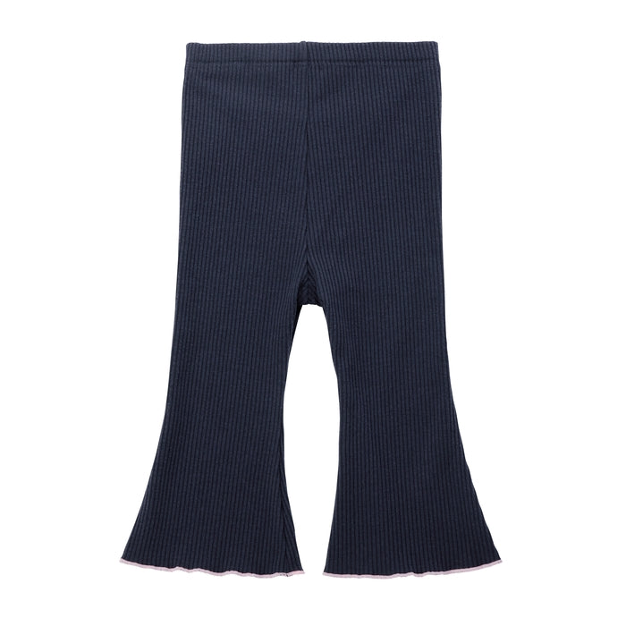 【WEB限定】リブニットフレアパンツ【WebLimited】