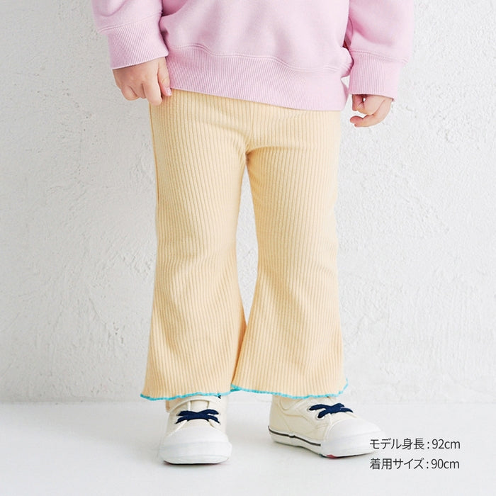 【WEB限定】リブニットフレアパンツ【WebLimited】