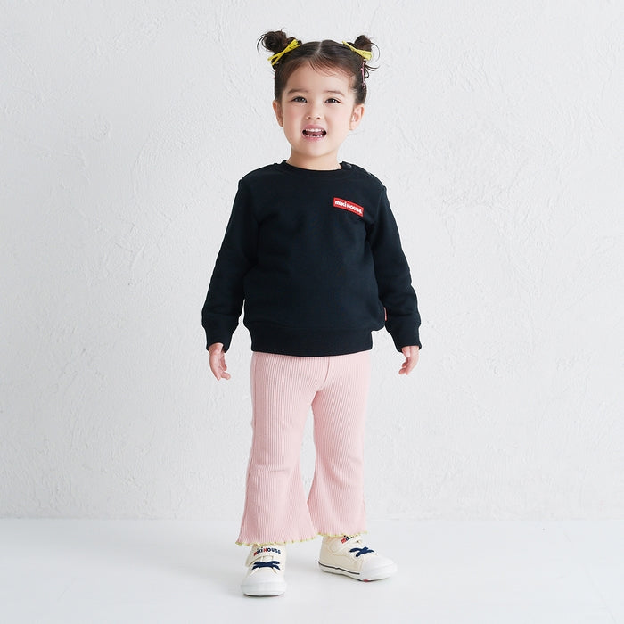 【WEB限定】リブニットフレアパンツ【WebLimited】