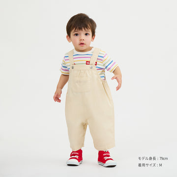 【WEB限定】６分丈オーバーオール【WebLimited】 ベージュ 商品画像