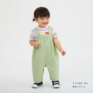【WEB限定】６分丈オーバーオール【WebLimited】 ライトグリーン 商品画像