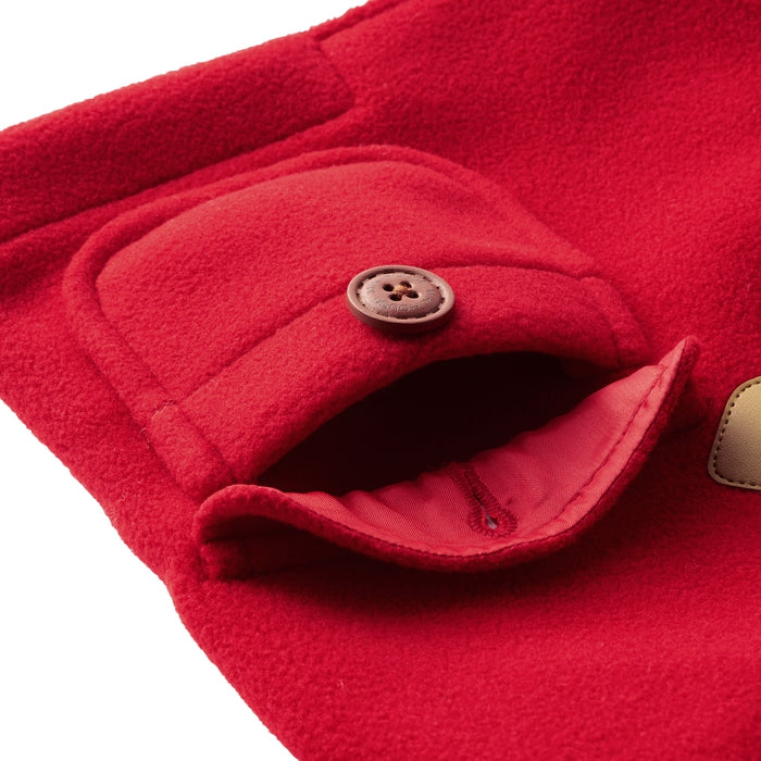 フリースダッフルコート