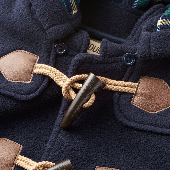 フリースダッフルコート