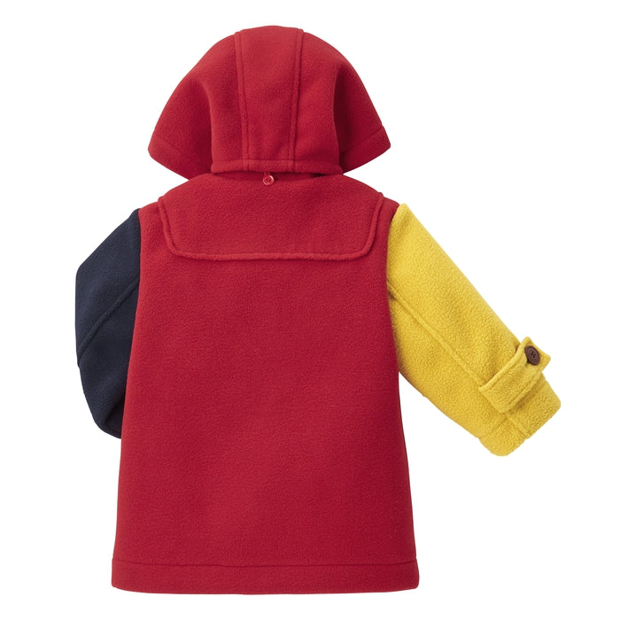 フリースダッフルコート