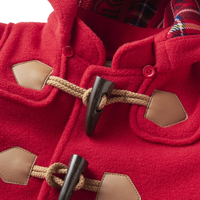 フリースダッフルコート