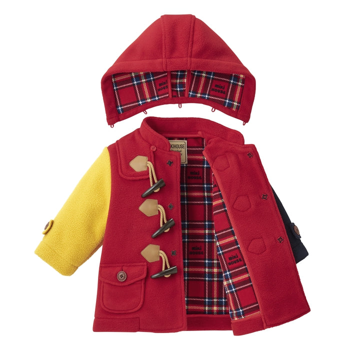 フリースダッフルコート