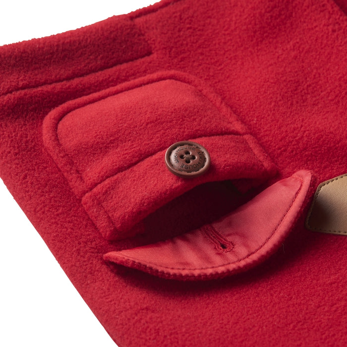 フリースダッフルコート