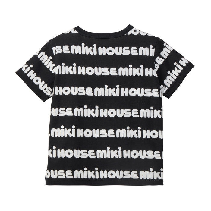 WEB限定】総柄ロゴ半袖Tシャツ【WebLimited】 – ミキハウス