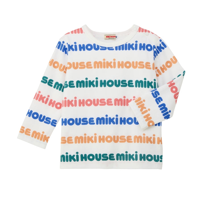 【WEB限定】総柄ロゴ長袖Ｔシャツ【WebLimited】