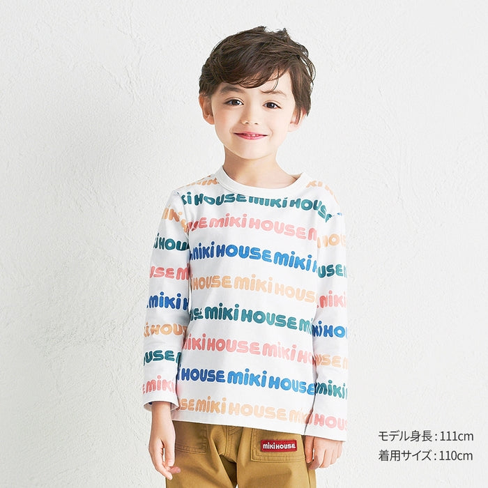 【WEB限定】総柄ロゴ長袖Ｔシャツ【WebLimited】