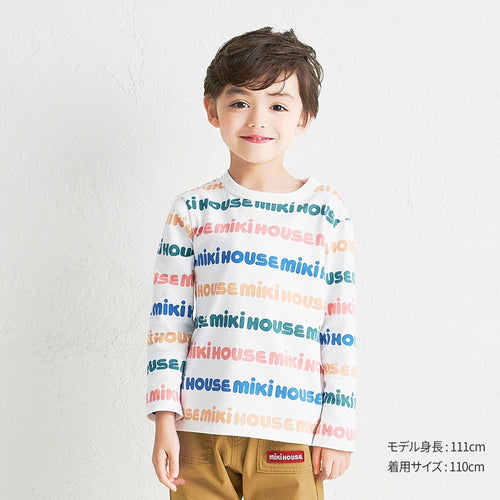 【WEB限定】総柄ロゴ長袖Tシャツ【WebLimited】の商品画像