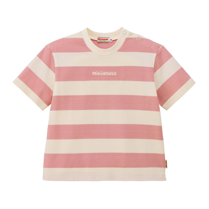 WEB限定】ボーダー半袖Tシャツ【WebLimited】 – ミキハウス