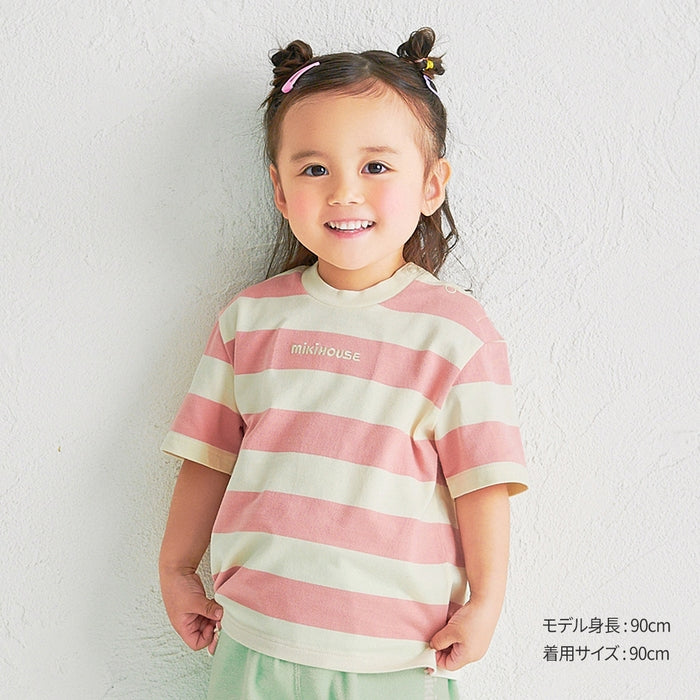 WEB限定】ボーダー半袖Tシャツ【WebLimited】 – ミキハウス