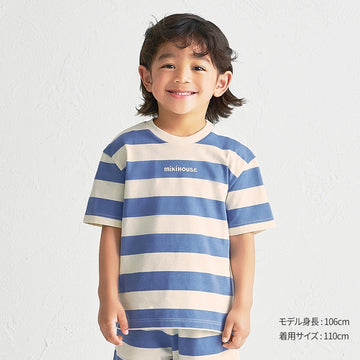 [WEB Limited] Border short sleeve T-shirt [Web Limited] blue 商品画像