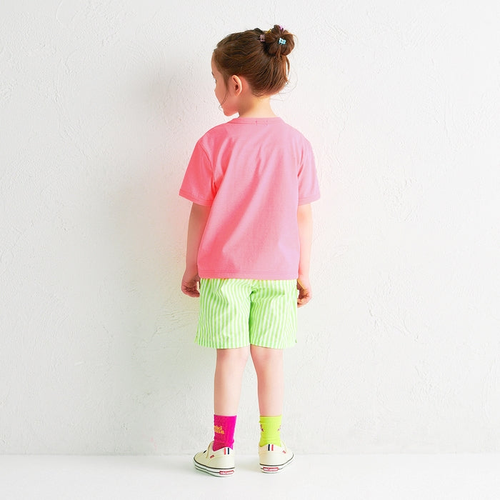 [Web Limited] Neon color short sleeve T-shirt [Web Limited]