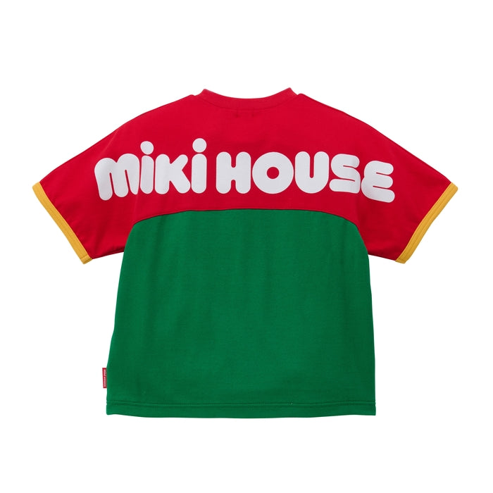 WEB限定】バイカラーバックロゴ半袖Tシャツ【WebLimited