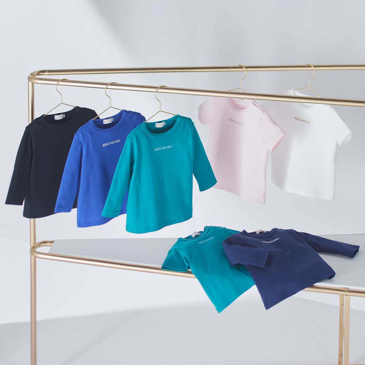 【ゴールドレーベル】海島綿長袖Tシャツ