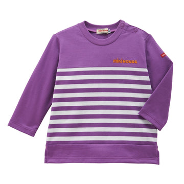 long sleeve t-shirt purple 商品画像