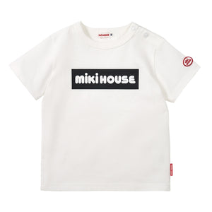 WEB限定】ボックスロゴ半袖Tシャツ（子ども用） | ミキハウス  