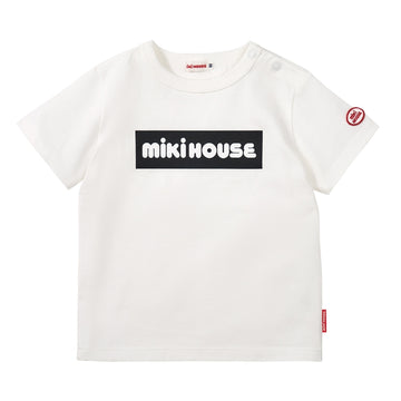 [웹 만] 박스 로고 짧은 슬리브 티셔츠 (어린이를위한)