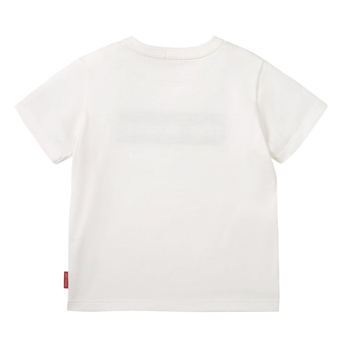 [웹 만] 박스 로고 짧은 슬리브 티셔츠 (어린이를위한)