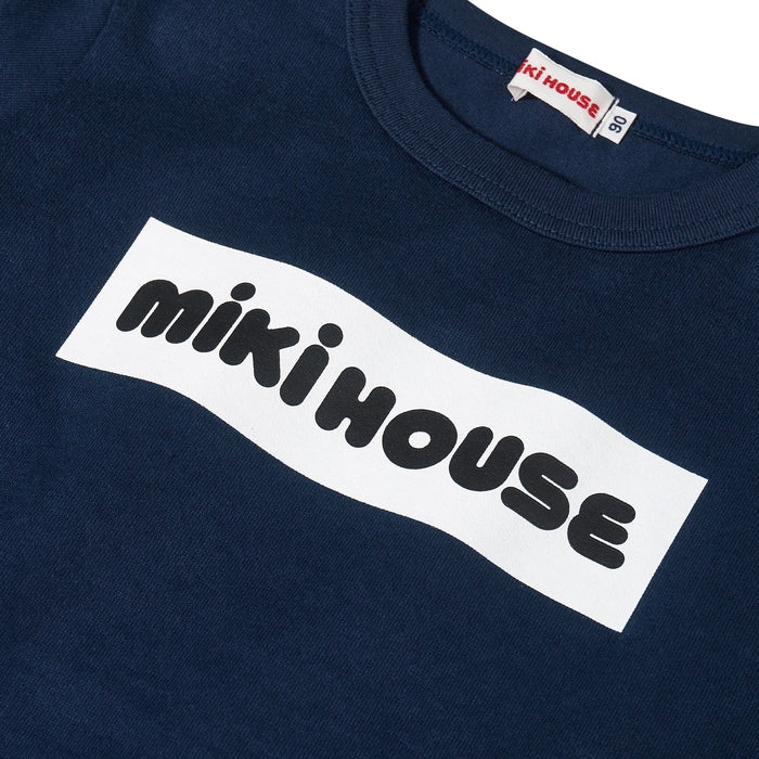 [웹 만] 박스 로고 짧은 슬리브 티셔츠 (어린이를위한)