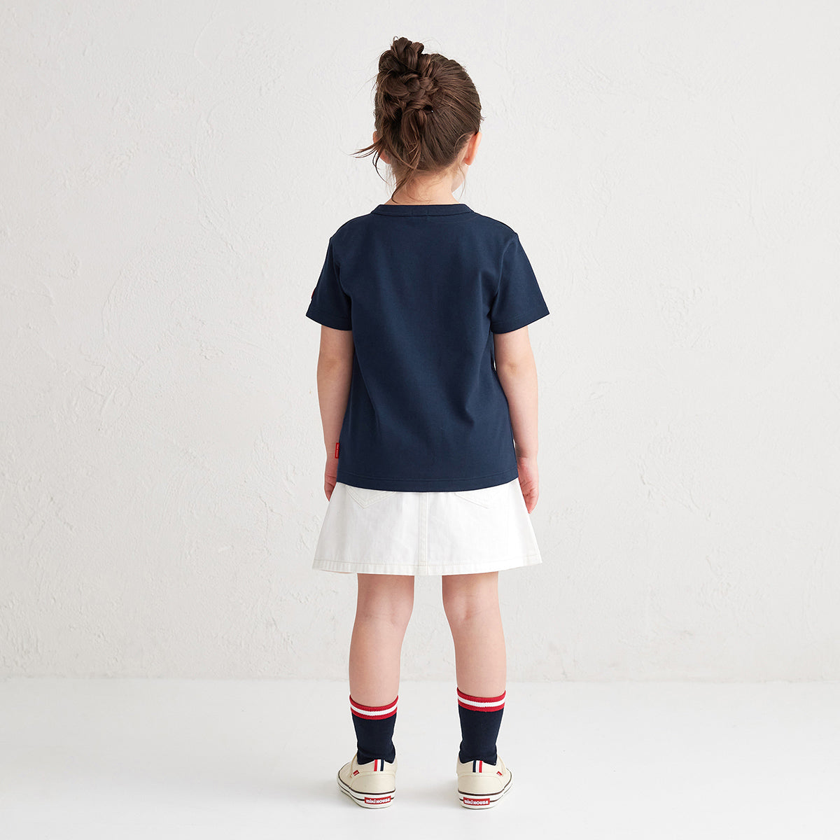 [웹 만] 박스 로고 짧은 슬리브 티셔츠 (어린이를위한)