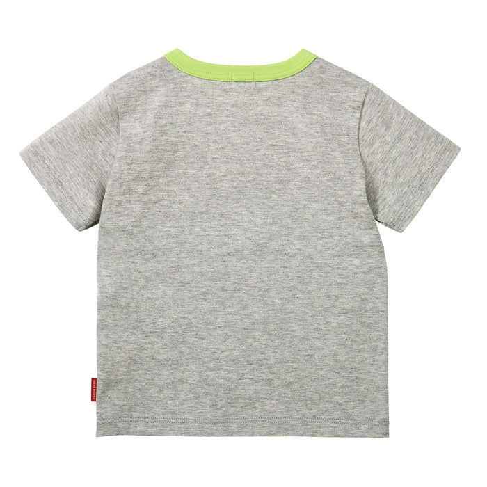 [웹 만] 박스 로고 짧은 슬리브 티셔츠 (어린이를위한)