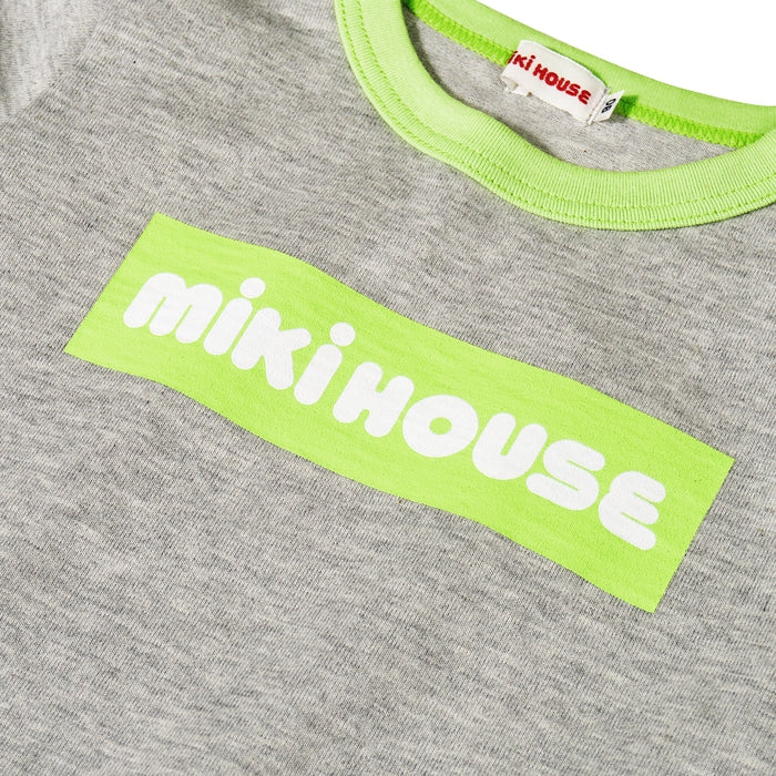 [웹 만] 박스 로고 짧은 슬리브 티셔츠 (어린이를위한)