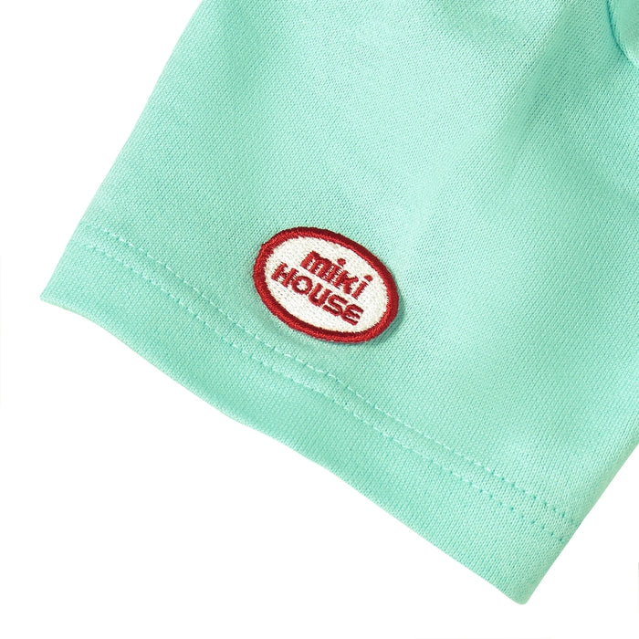 [웹 만] 박스 로고 짧은 슬리브 티셔츠 (어린이를위한)