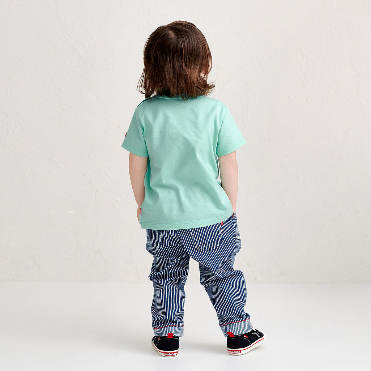 [웹 만] 박스 로고 짧은 슬리브 티셔츠 (어린이를위한)