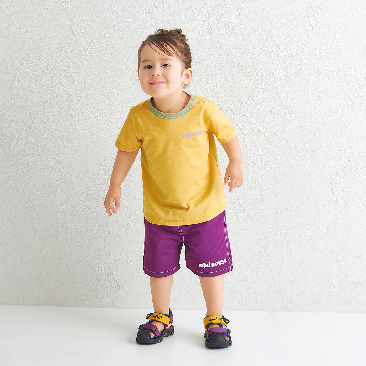 [WEB limited] Short-sleeved T-shirt that feels cool to the touch (for children)